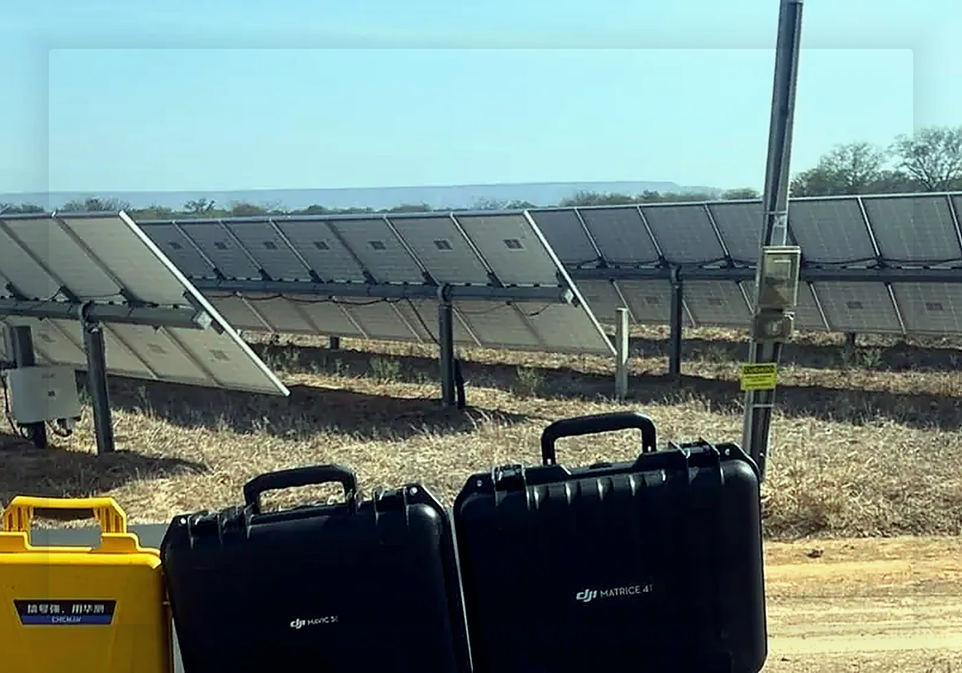 Equipamentos preparados para operação de campo
